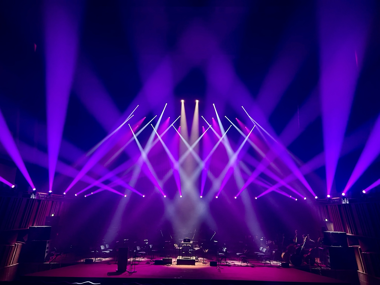 Lichtdesign auf einer Bühne